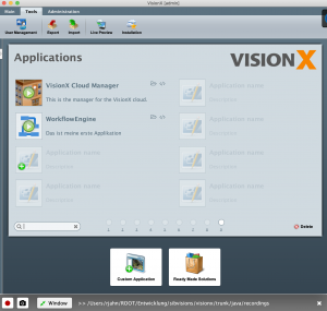 VisionX with recorder