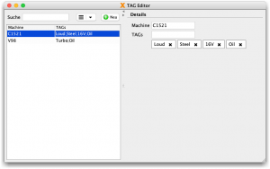 TAG editor