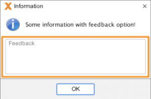 Feedback input